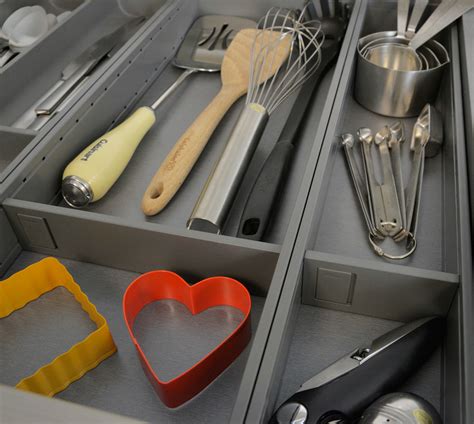 metal utensil drawer organizer